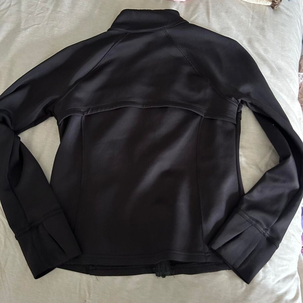 Women's Black Activewear Jacket Full zip - Picture 2 of 2